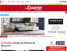 Tablet Screenshot of courrierdelouest.fr